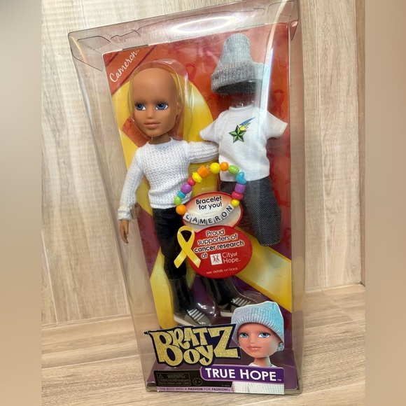 Bratz Boyz True Hope Cancer Research Boy Doll Cameron Bracelet - Picture 1 of 4
